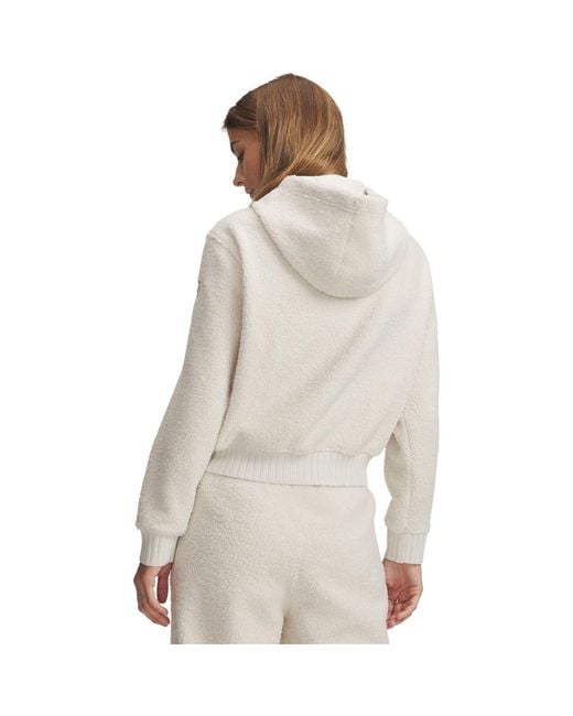 Under Armour White High Pile Fleece Jacket