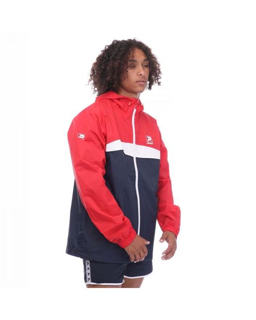 Patrick Red Cagoule Windbreaker for men