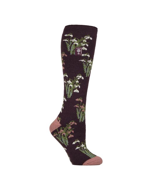 Heat Holders Black Long Wellington Boots Socks For
