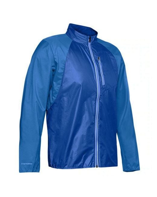 Under Armour Blue Run Impasse Jacket Textile for men