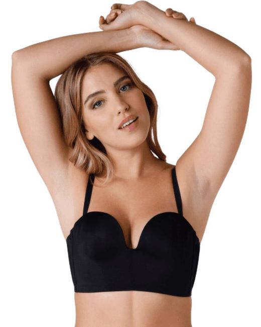 Wonderbra Black W0Bhm Ultimate Silhouette Backless Bra