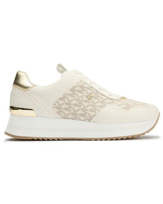 Michael Kors White Raina Trainers