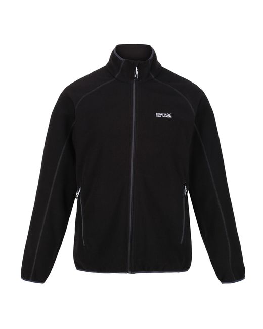 Regatta Black Hadfield Full Zip Fleece Jacket for men