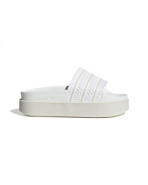 Adidas Originals White S Adilette Bonega Slide Sandals
