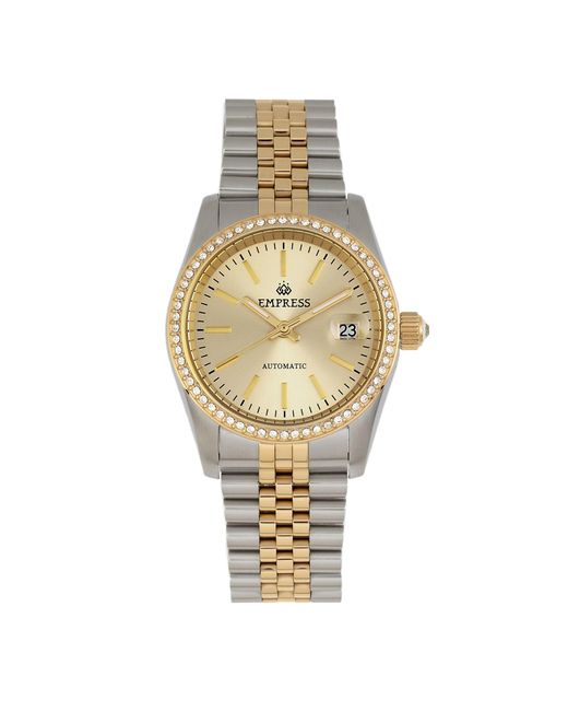 Empress Metallic Constance Automatic Bracelet Watch W/Date