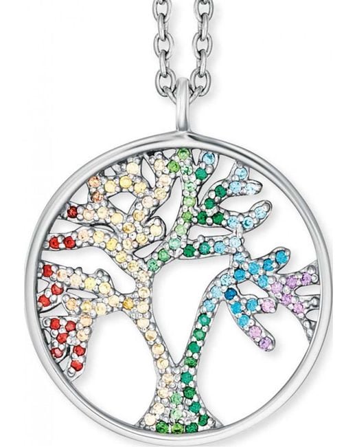 Engelsrufer Metallic Ern-Tree-Zim Ladies Tree Of Life Necklace Sterling