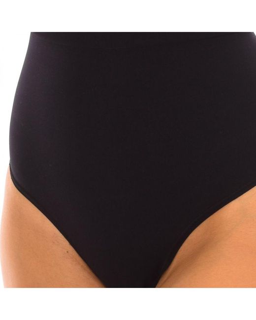 Intimidea Black Plus Class High Waist Shaper Thong 311289