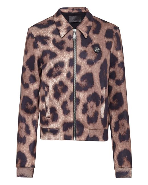 Philipp Plein Jas Leopard in het Multicolor