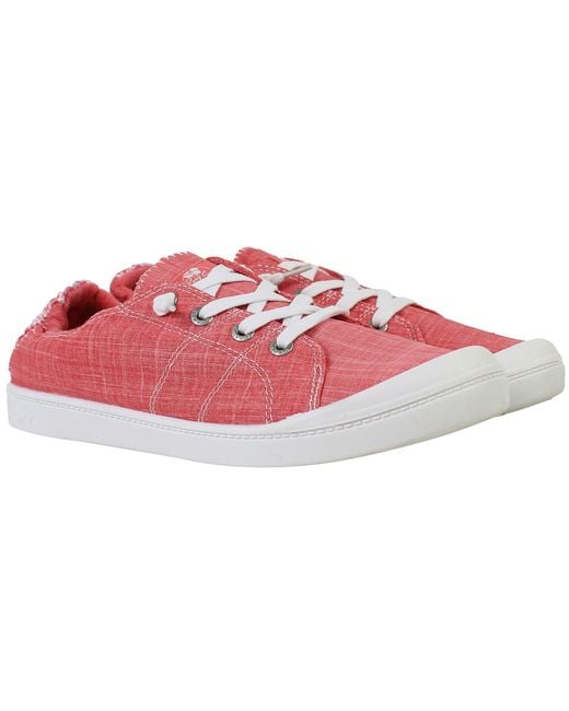 Roxy Red Bayshore Plus Plimsolls