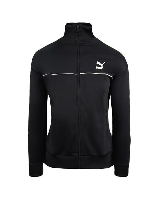 PUMA Black Zip Up Track Jacket Long Sleeve Top 595943 01