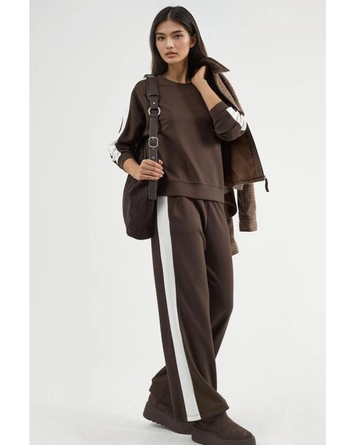 Hiccup Multicolor Modal Touch Regular Fit Sweatshirt & Pants Set