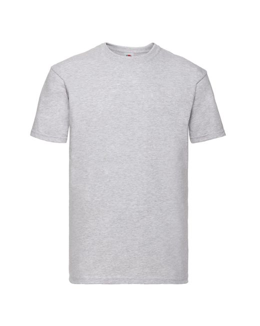 Fruit Of The Loom Gray Super Premium Heather T-Shirt for men