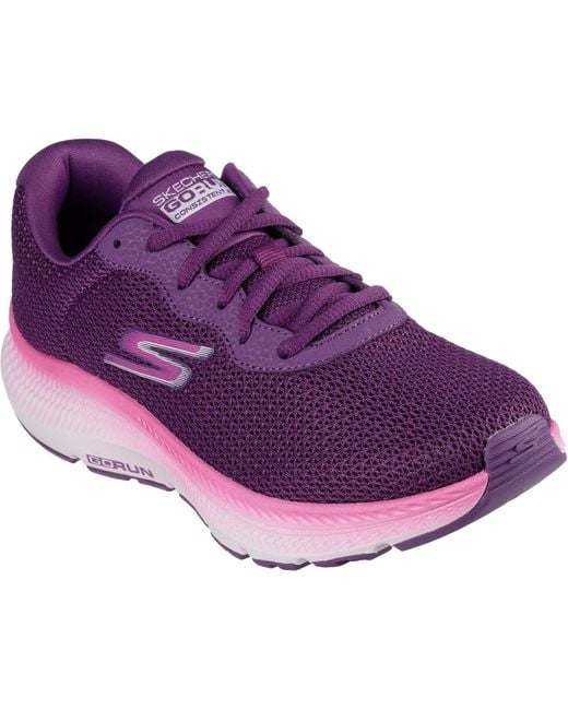 Skechers Go Run Consistent 2.0 Fast Pace Textiel Damessneakers in het Purple