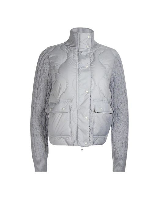 Parajumpers Gray Rae Down Jacket Polyamide