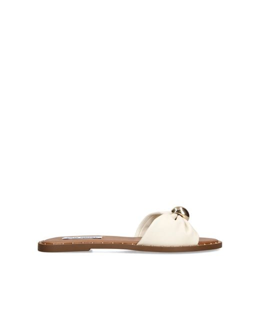 Steve Madden Natural Leather Dipsy Sandals