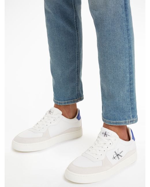 Calvin Klein Blue Classic Cupsole Trainers Bright/Sapphire for men