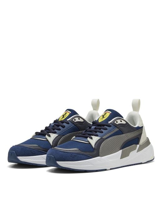 PUMA Blue Ferrari Trinity 2 Low Top Trainers for men