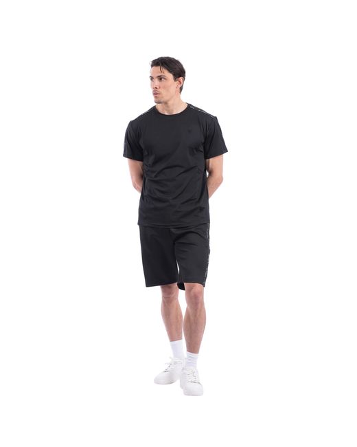 D Rock Black D Rock Summer Outfit 2 Piece Set, Shorts And T Shirt for men