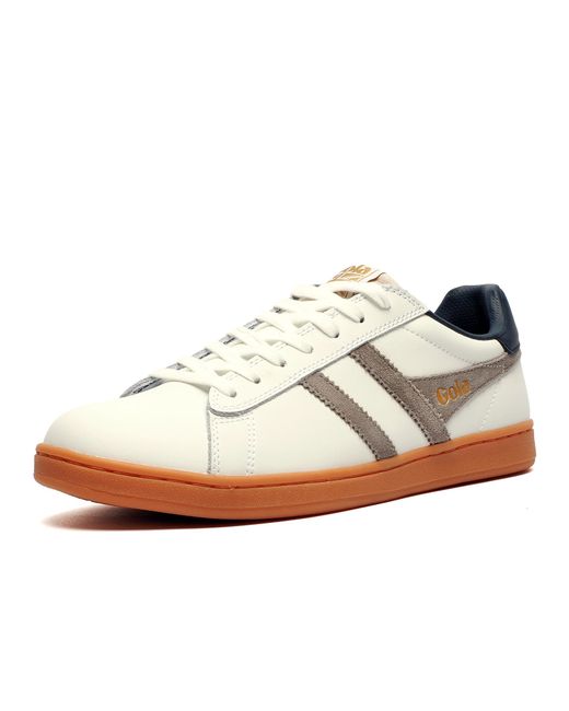 Gola Black Classics Equipe Ii Leather Trainers for men