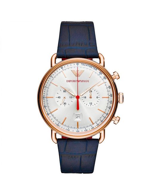 Emporio Armani Blue Aviator Watch Ar11123 for men