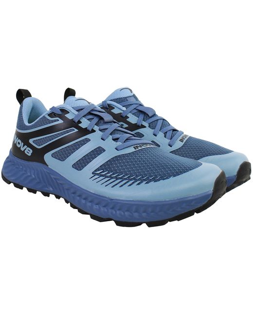 Inov-8 Blue Trailfly Slate Running Shoes