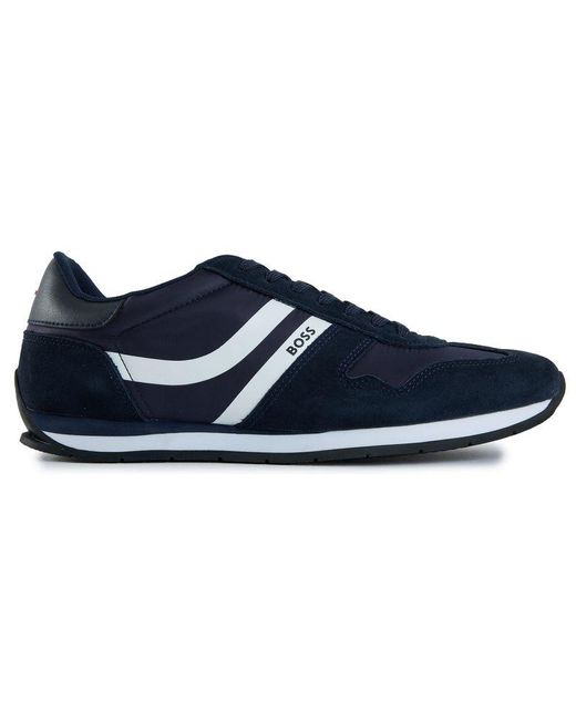 Boss Blue Levon Trainers for men