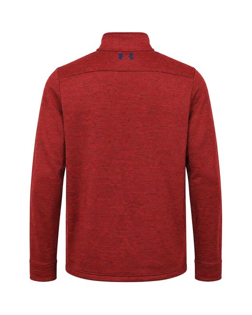 Under Armour Red Coldgear Fleece Sweater for men