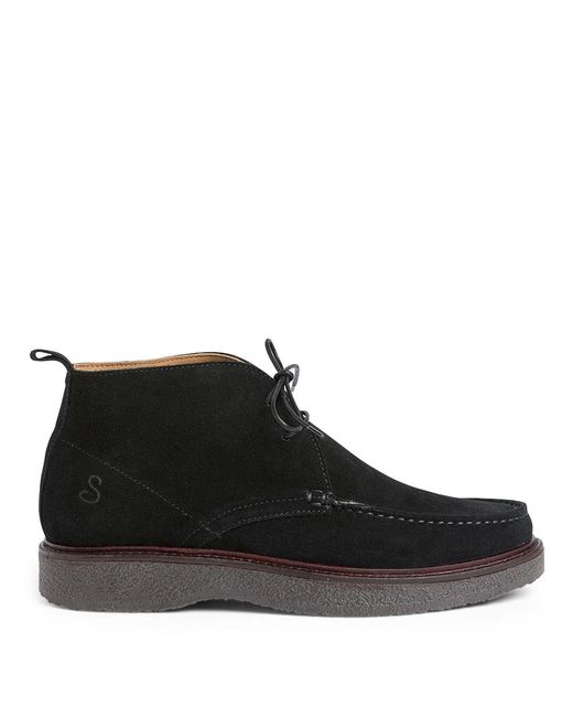 Oliver Sweeney Black Moneva Suede for men