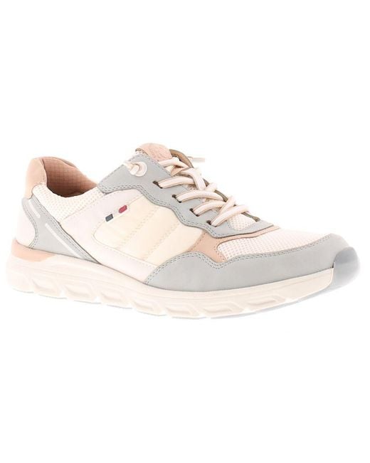Relife White Trainers Resume Lace Up