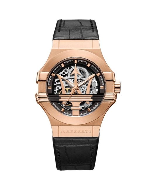 Maserati Metallic Potenza R8821108039 42 Mm Automatic Skeleton Watch for men
