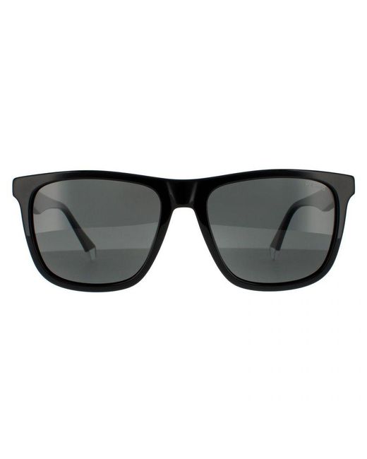 Polaroid Black Square Polarized Sunglasses