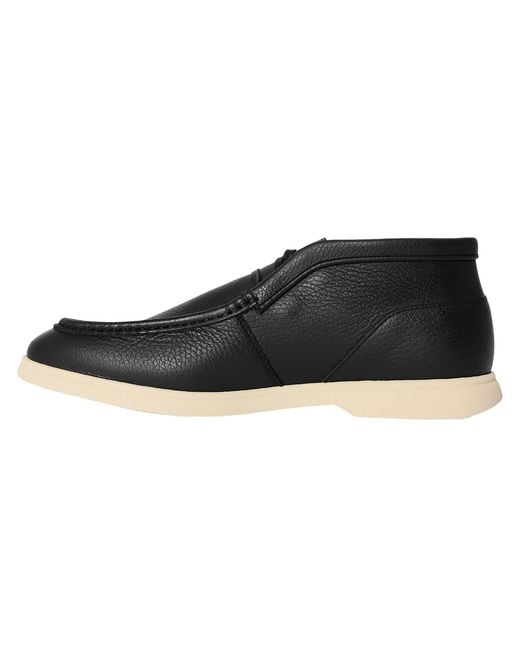 Boss Black Sienne Desb Leather Chukka Boots for men