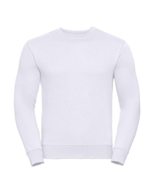 Russell White Set-In Sweatshirt for men