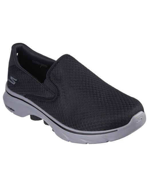 Skechers Go Walk 7 Slip-on Trainers (zwart) in het Blue voor heren