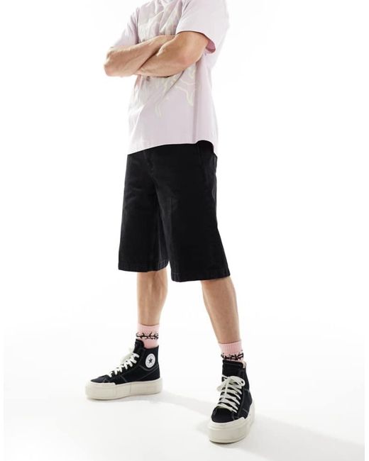 Calvin Klein White Denim Jorts for men