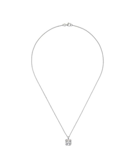 Orphelia Metallic 925 Sterling Chain With Pendant