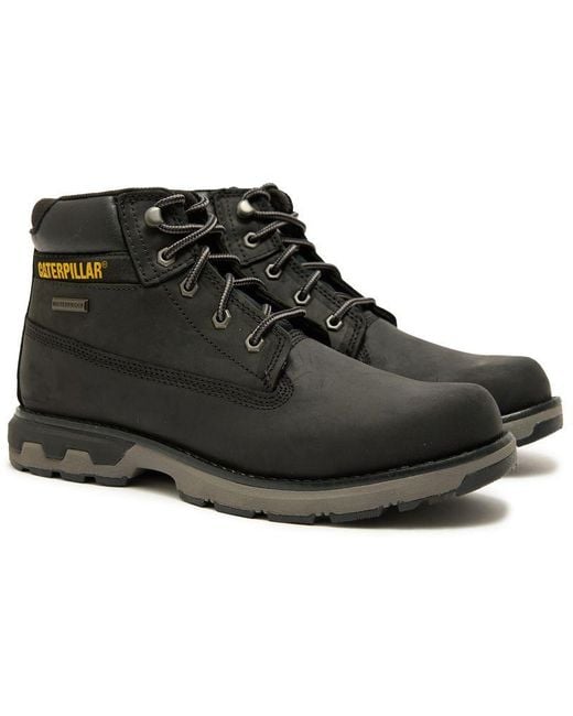 Caterpillar Black Founder Waterproof Boots for men