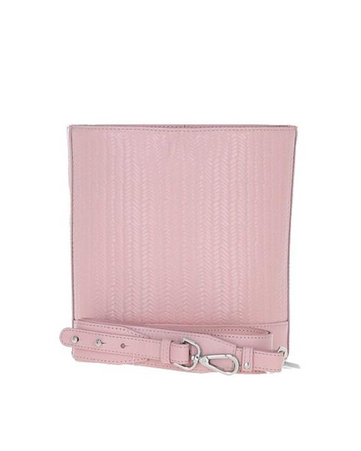 Ashwood Leather Pink Elegant Crossbody Bucket Bag