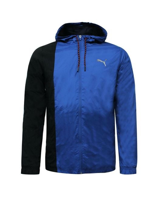 PUMA Blue Collective Woven Jacket Hooded Windbreaker 518384 02 Textile for men