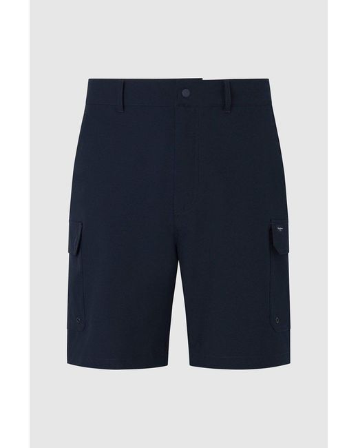 Pepe Jeans Blue Cargo Performance Shorts for men