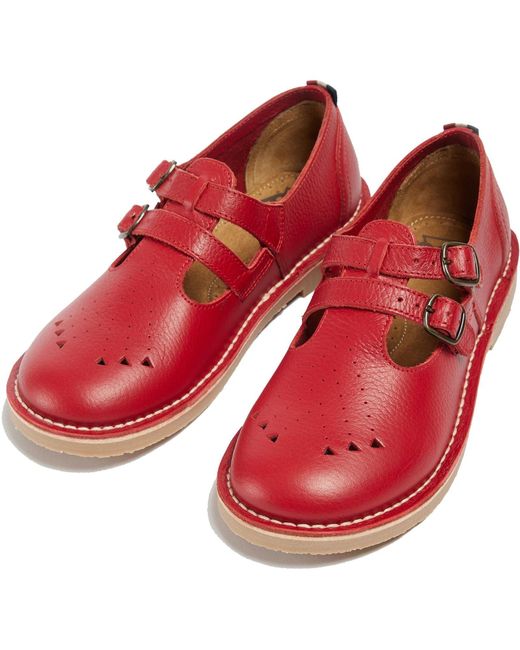 Pod Red Marley Leather Shoes