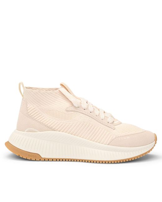 Boss Natural Ttnm Evo Mid-Top Trainers