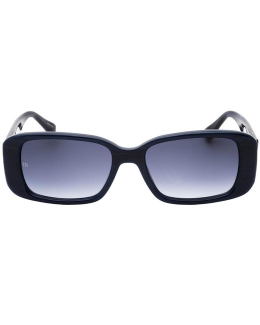 Tommy Hilfiger Blue Dark Sf Lens Marble Sunglasses