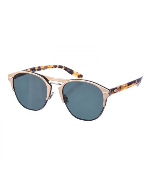 Dior Blue 3Ygo7 Oval-Shaped Metal Sunglasses for men