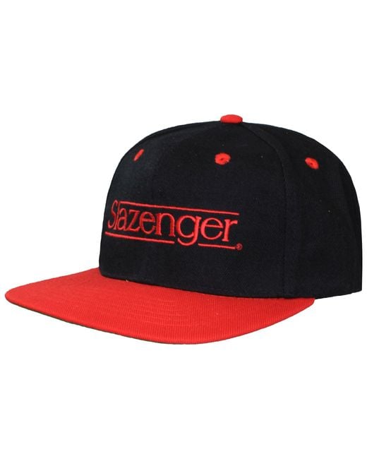 Slazenger 1881 Black Logo Cap Cotton for men