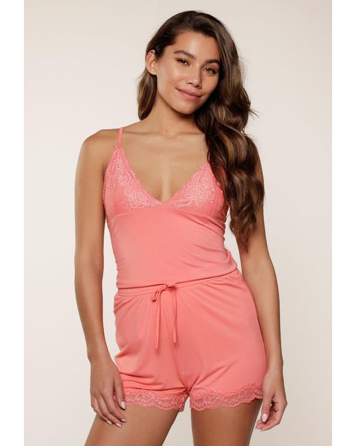 Lingadore Shortama Set in het Red