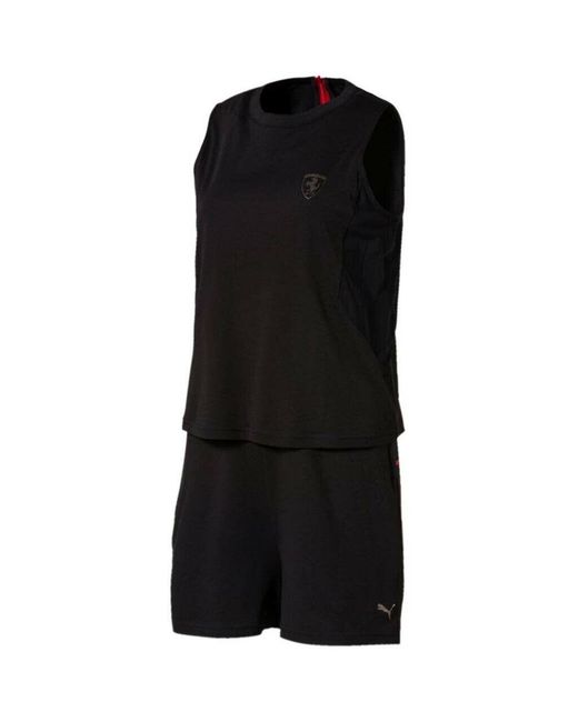 PUMA Black Ferrari Jump Suit All
