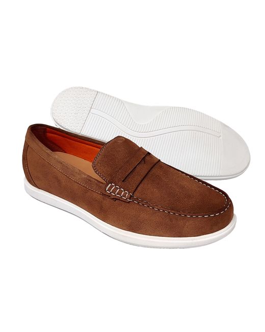 LB Comfort Brown Claudio Leather Shoes for men