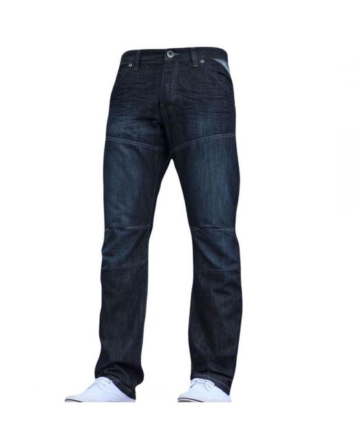 Enzo Blue Ez244Dsw Dark Jeans for men