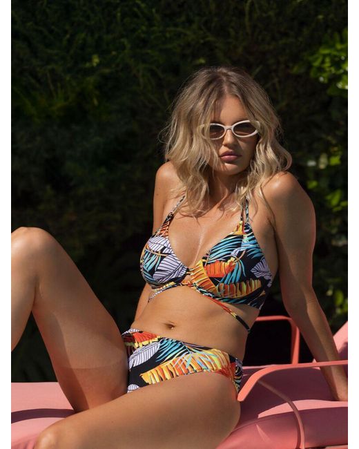 Freya Black Samba Nights Halter Bikini Top